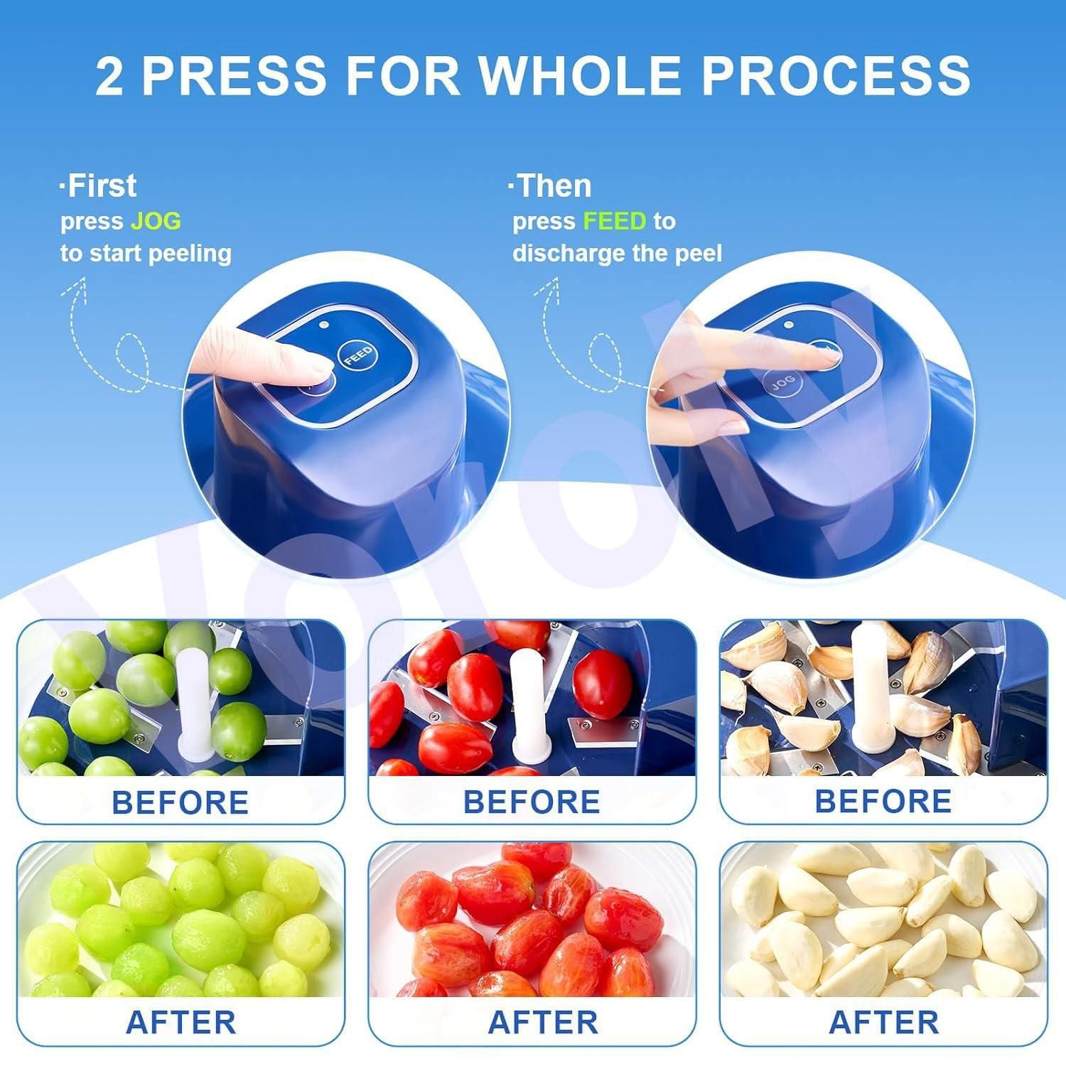 Electric Peeler Machine for Garlic & Small Fruits